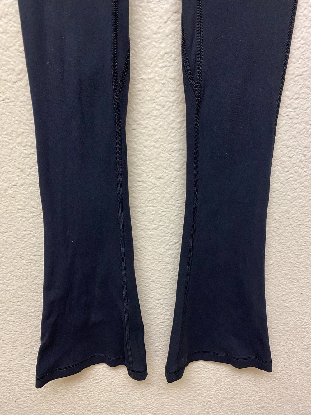 Lululemon Black Flare Leg Yoga Leggings - Picture 3 of 9